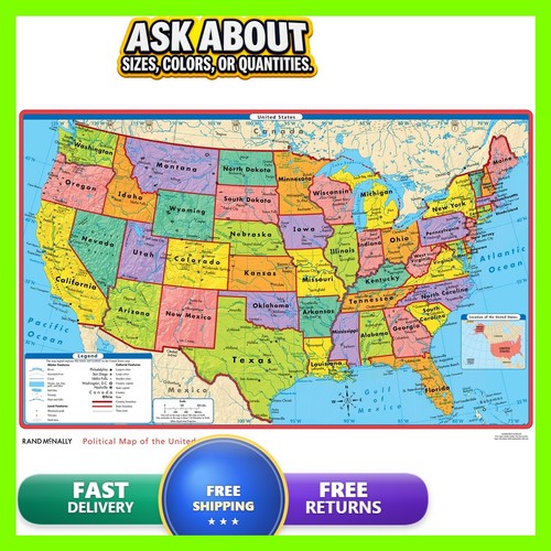 Rand mcnally political - rand,