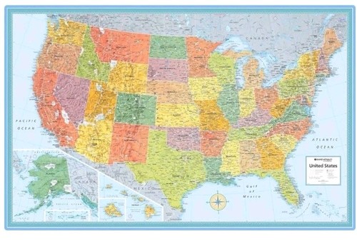 Vtg rand mcnally - mcnally, us